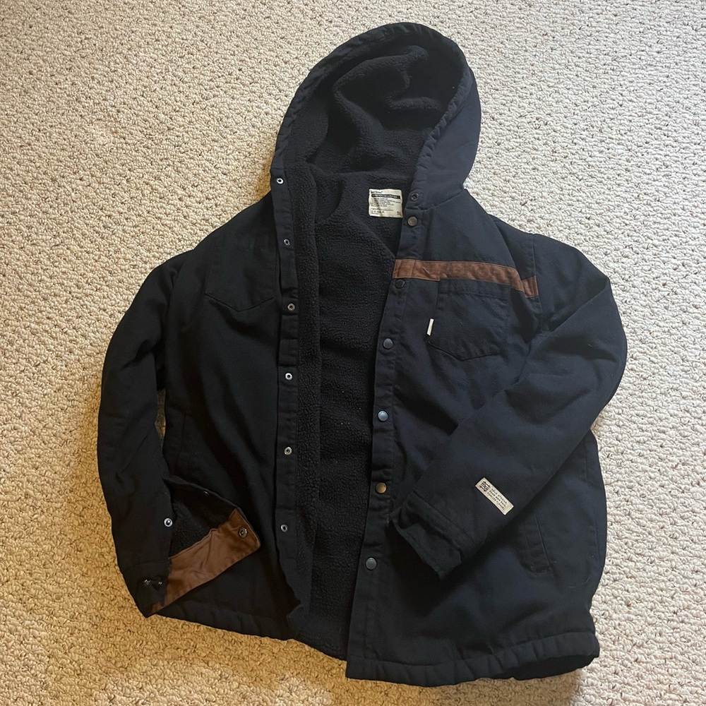 FnF Black Hooded Jacket